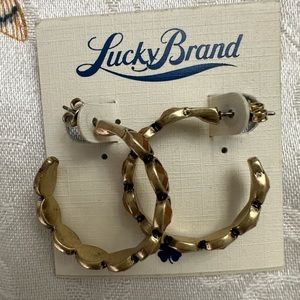 Lucky brand hoop earrings